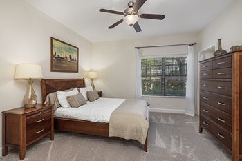 Ceiling fans in master bedrooms - DeLayne at Twin Creeks
